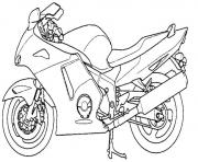 Coloriage moto 113