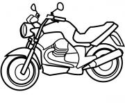 Coloriage moto 129