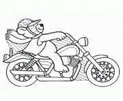 Coloriage moto de course 25