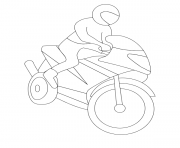 Coloriage moto 139