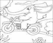 Coloriage moto 82