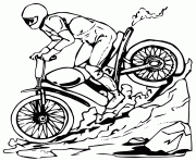 Coloriage moto de course 33