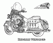 Coloriage motocyclette 45