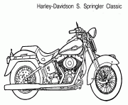 Coloriage motocyclette 27