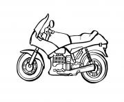 Coloriage motocyclette 35