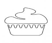 Coloriage cupcake jolie