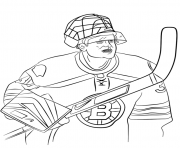 Coloriage tim thomas lnh nhl hockey sport