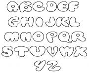 Coloriage alphabet maternelles cp complet simple