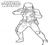 Coloriage Strormtrooper star wars 7