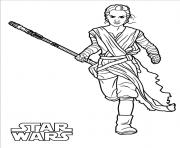 Coloriage rey star wars 7