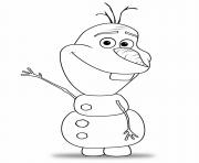 Coloriage image olaf