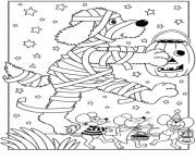 Coloriage halloween enfant