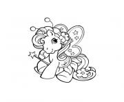 Coloriage licorne ailes tete mignon 134