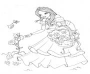 Coloriage disney princesse 5