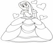 Coloriage disney princesse 77