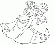 Coloriage aurore princesse 19