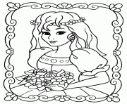 Coloriage princesse sarah 124