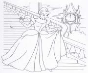 Coloriage cendrillon princesse 18