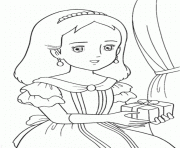 Coloriage princesse sarah 8