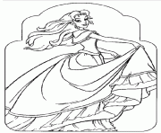 Coloriage disney princesse 193