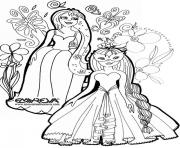 Coloriage disney princesse 217