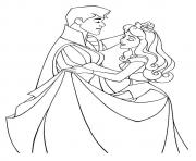 Coloriage aurore princesse 16