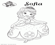 Coloriage princesse disney sofia 2