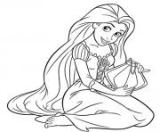 Coloriage princesse raiponce 18340