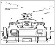 Coloriage pat patrouille vehicule 2