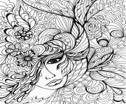 Coloriage anti stress vintage