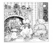 Coloriage noel adulte traditionnel 04