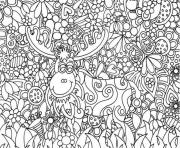 Coloriage noel adulte