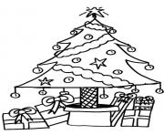 Coloriage sapin de noel 10