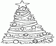 Coloriage sapin de noel 49