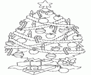 Coloriage sapin de noel 13