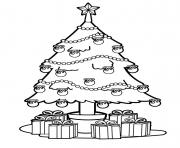 Coloriage sapin de noel 18