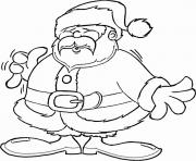 Coloriage pere noel 9