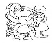 Coloriage pere noel 24