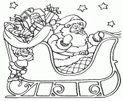 Coloriage pere noel 5