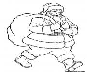 Coloriage pere noel 25