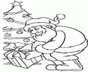 Coloriage pere noel 31