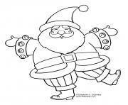 Coloriage pere noel 1