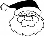 Coloriage pere noel 28