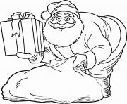 Coloriage pere noel 22