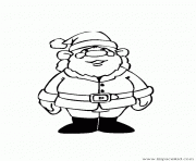 Coloriage pere noel 92