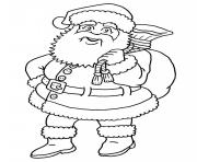 Coloriage pere noel 189