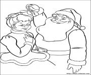 Coloriage pere noel 43