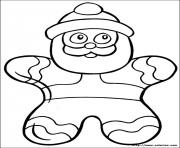 Coloriage biscuit de noel