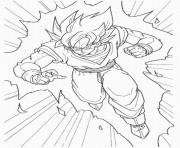 Coloriage dragon ball z 21