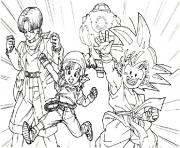 Coloriage dragon ball z 145